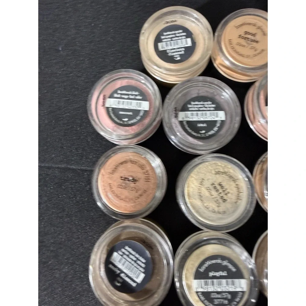 Huge‎ Lot of 14 BARE ESCENTUALS bareMinerals  i.d. Eyecolor Glimmer Blush